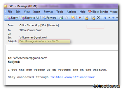 Instant Productivity Tip: Modify the Subject Line of Messages in your Outlook Inbox [Free Tutorial]