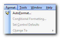 AutoFormat on the Format menu - Create and apply your own AutoFormat style to Microsoft Access forms