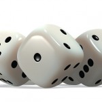 Three Dice. Are you gambling with Excel? Credit: sxc.hu