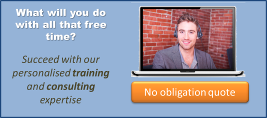 Joe Customer Service banner presents our no-obligation training quotes