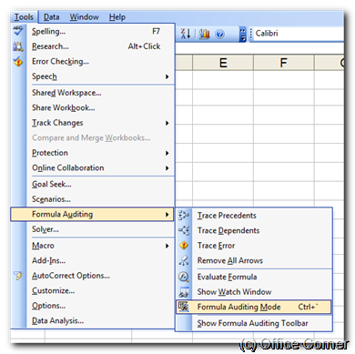 Show Values or Show Formulas with Formula Auditing Mode in Excel - Excel Formula Auditing Tools 